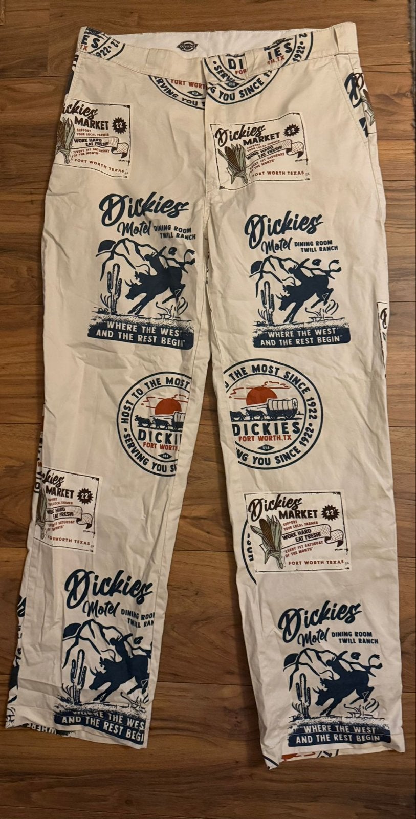 Dickies Greensburg Relaxed Fit Bedrukte Broek - Maat W34, Kleding | Heren, Ophalen of Verzenden, Zo goed als nieuw, Maat 48/50 (M)