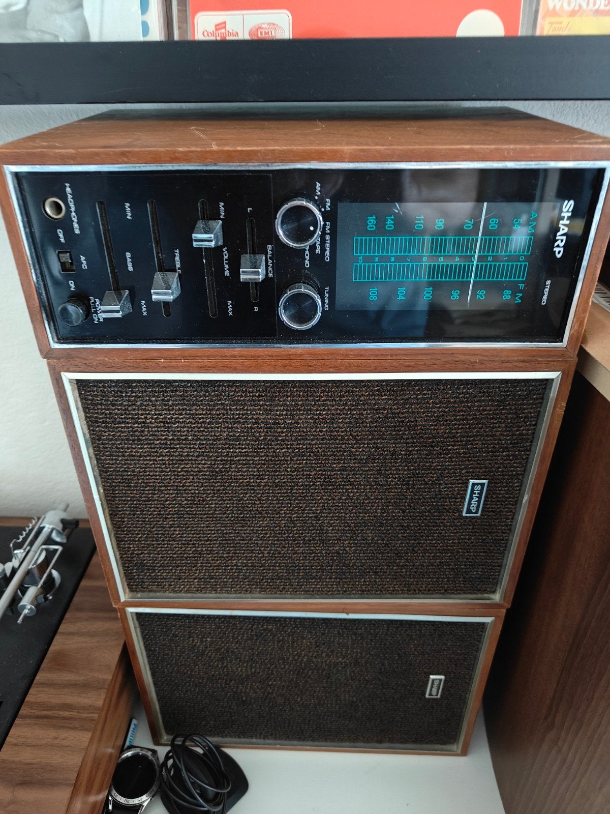 leuke sharp miniset ( vintage)Mpx 37, Ophalen of Verzenden, Akai