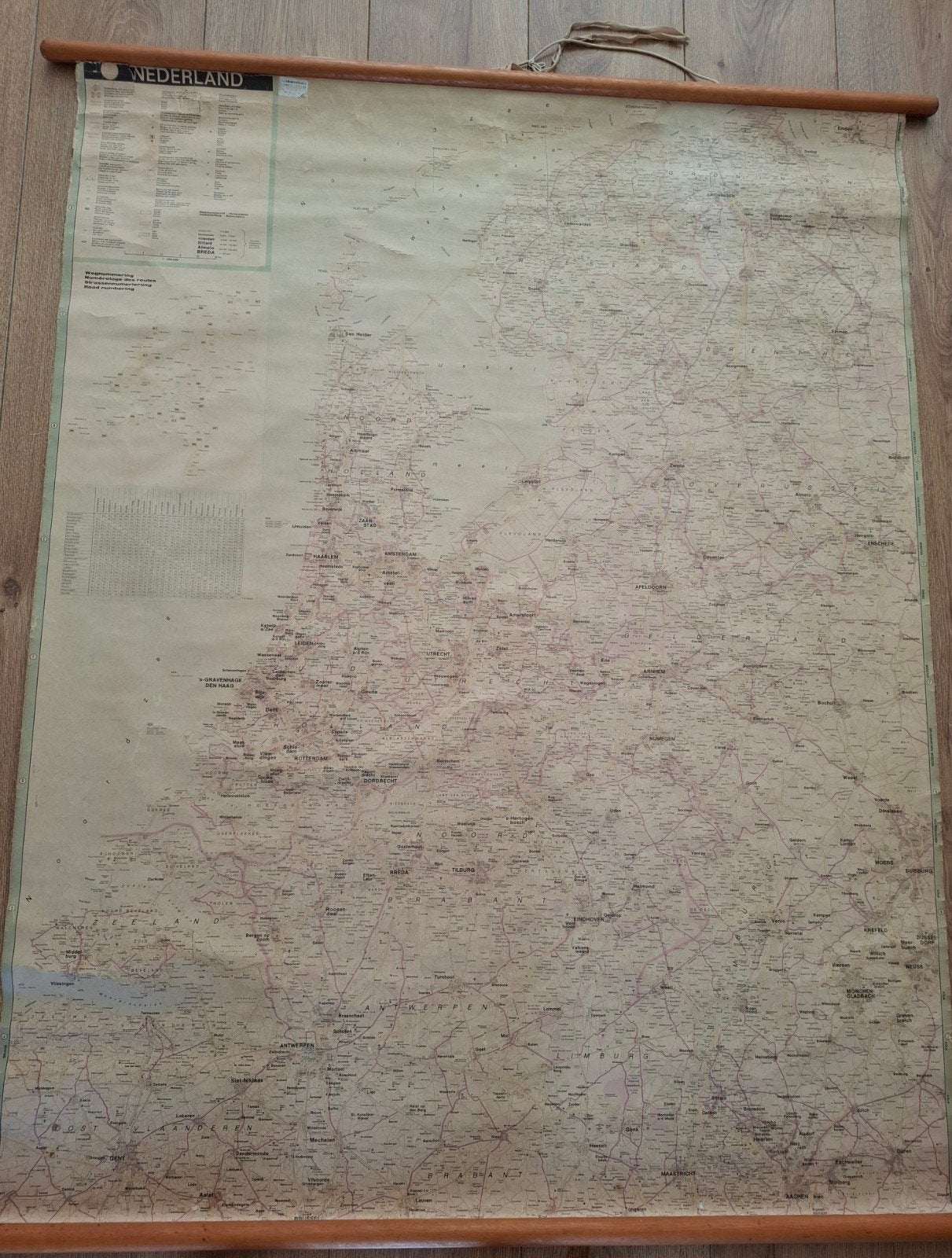 Oude topografische kaart Nederland, Landkaart, 1800 tot 2000, Nederland, Ophalen