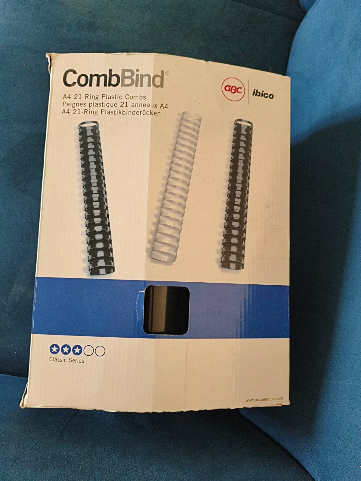 GBC Ibico A4 Plastic Bindruggen 51mm Zwart (500 stuks), Ophalen of Verzenden