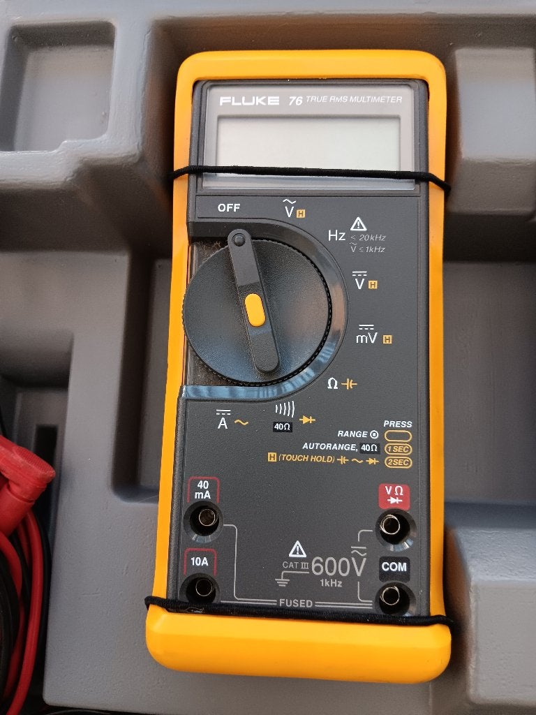 Fluke 76 True Multimeter met amperetang., Doe-het-zelf en Verbouw, Meetapparatuur, Ophalen of Verzenden, Zo goed als nieuw, Multimeter