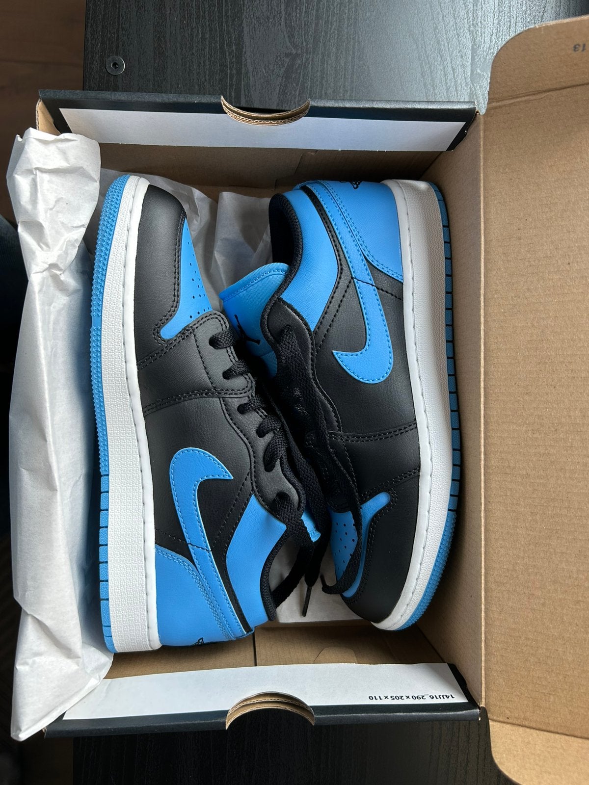 Air Jordan 1 low university blue nieuw, Kleding | Heren, Schoenen, Ophalen of Verzenden, Nieuw, Blauw, Sneakers of Gympen