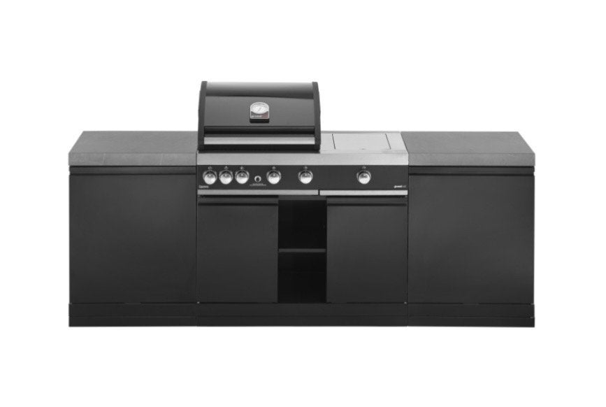 Grandpro Square buitenkeuken - Premium PLUS G4 barbecue, Ophalen, Gebruikt, Gas, Vrijstaand