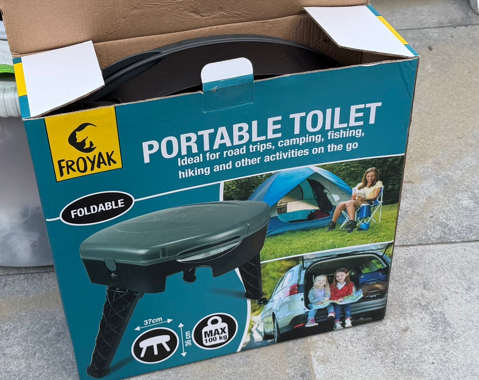 Portable toilet, nieuw in doos, Ophalen, Nieuw