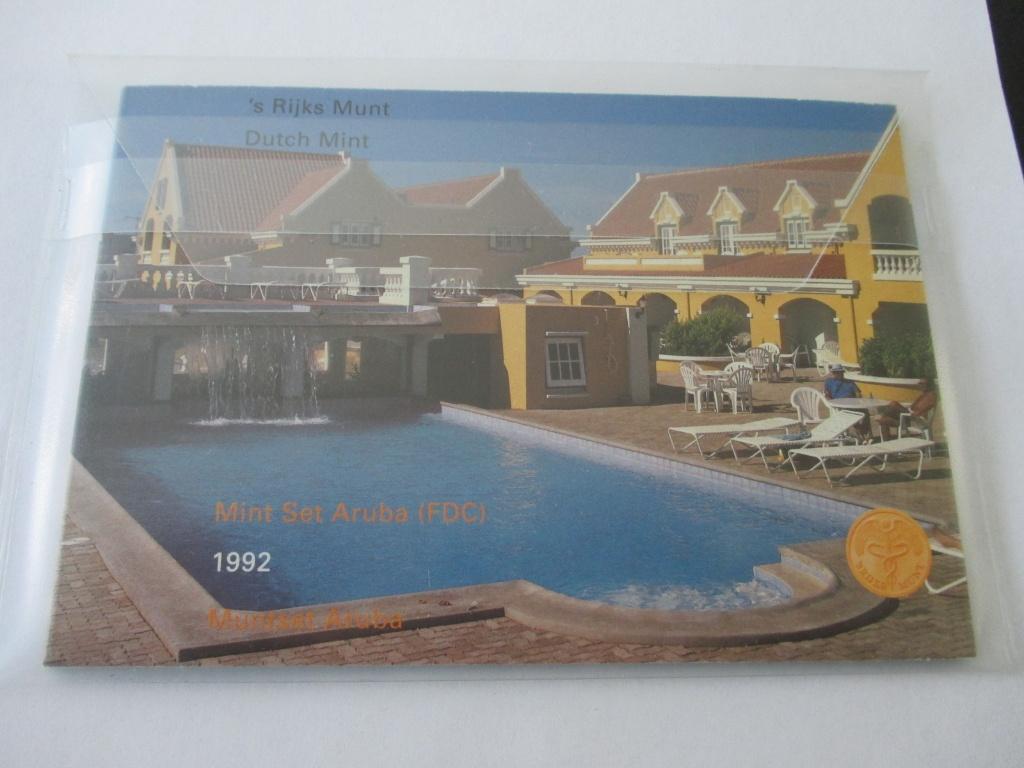Aruba jaarset 1992 fdc, Ophalen of Verzenden, Koningin Beatrix, Overige waardes, Setje