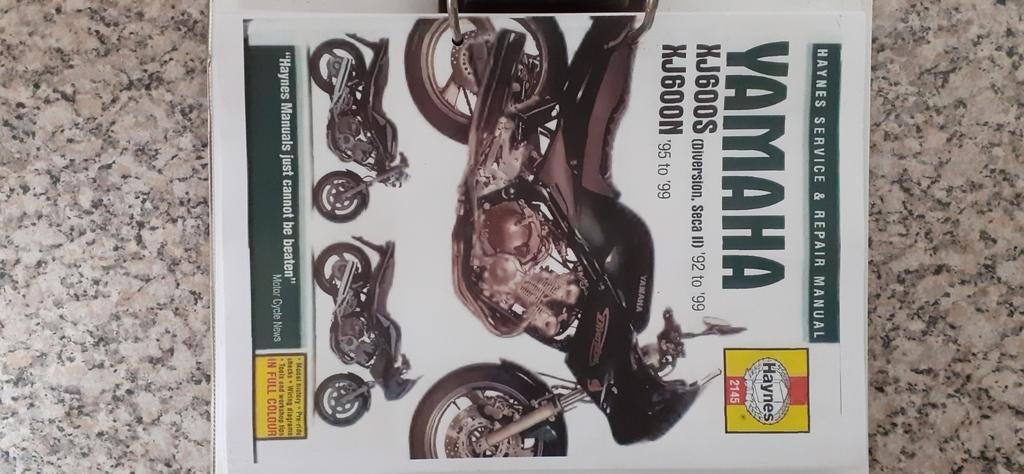 werkplaatshandboek xj600 diversion, Boeken, Ophalen of Verzenden, Zo goed als nieuw