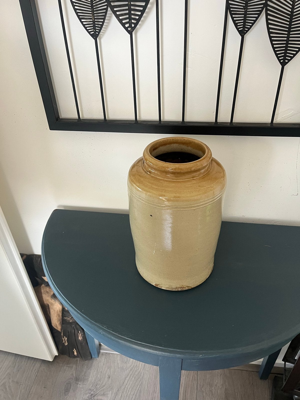 Vintage Stenen Voorraadpot / Grespot, Ophalen of Verzenden