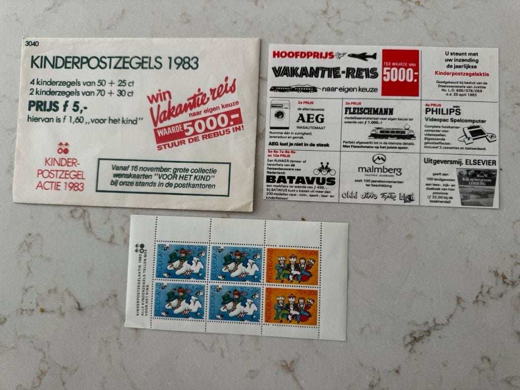 Kinderpostzegels 1983 heel vel, postfris, Ophalen of Verzenden, Na 1940, Postfris