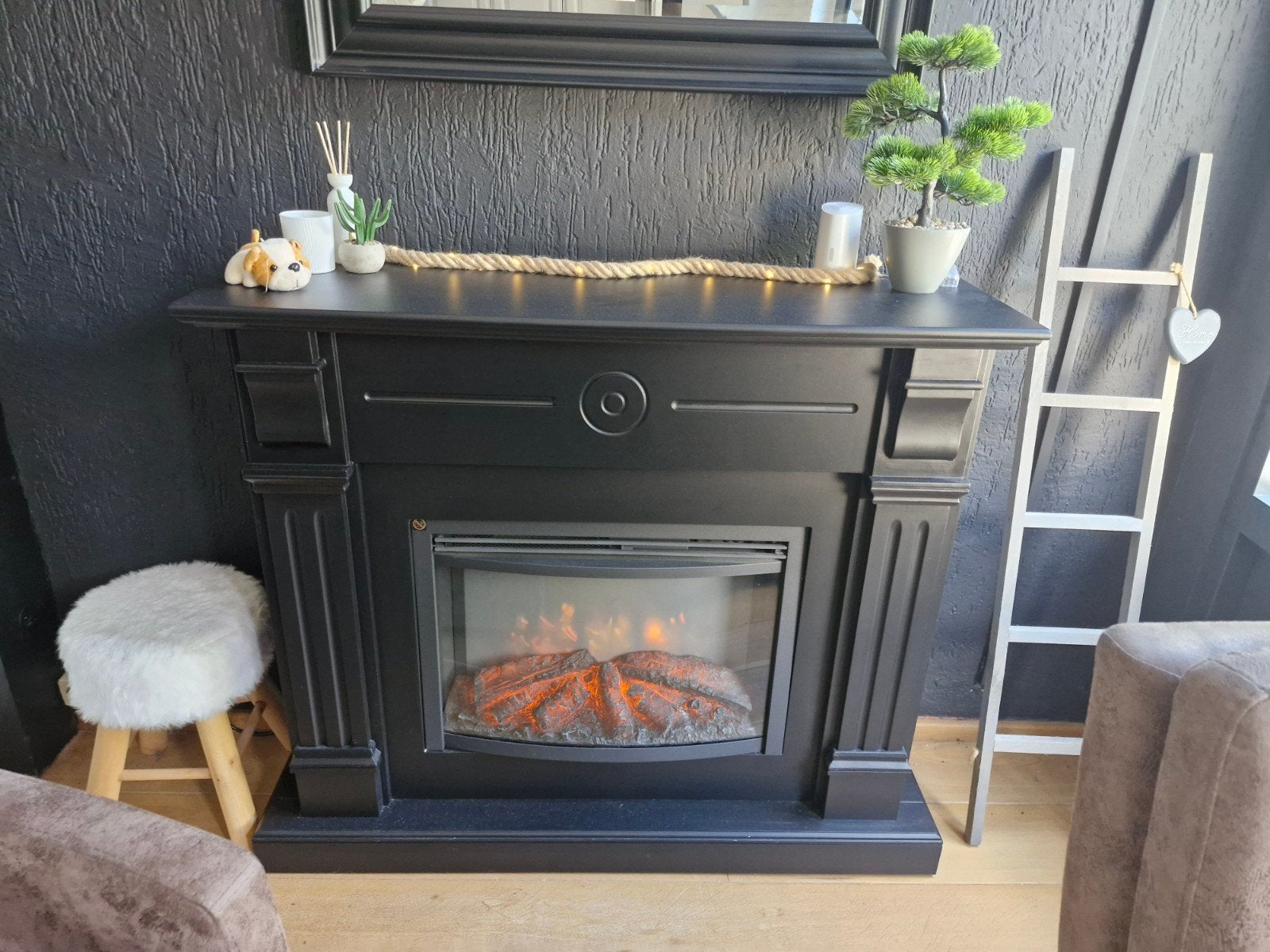 sfeerhaard, Huis en Inrichting, Ophalen, Zo goed als nieuw, Vrijstaande haard, Elektrische haard