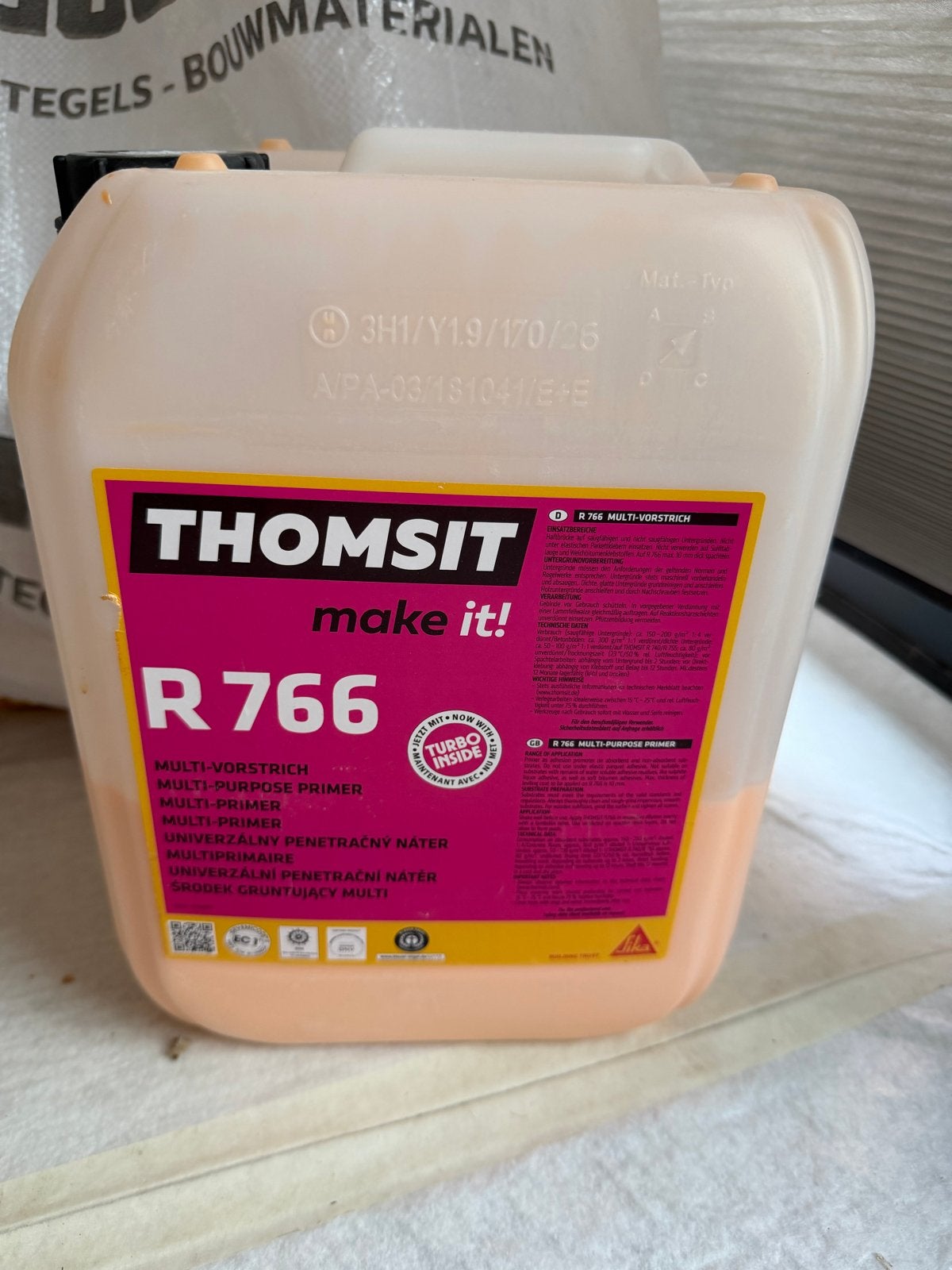 PVC floor primer - Thomsit R 766 Multi-Purpose Primer, Ophalen, Overige kleuren, Nieuw, Verf