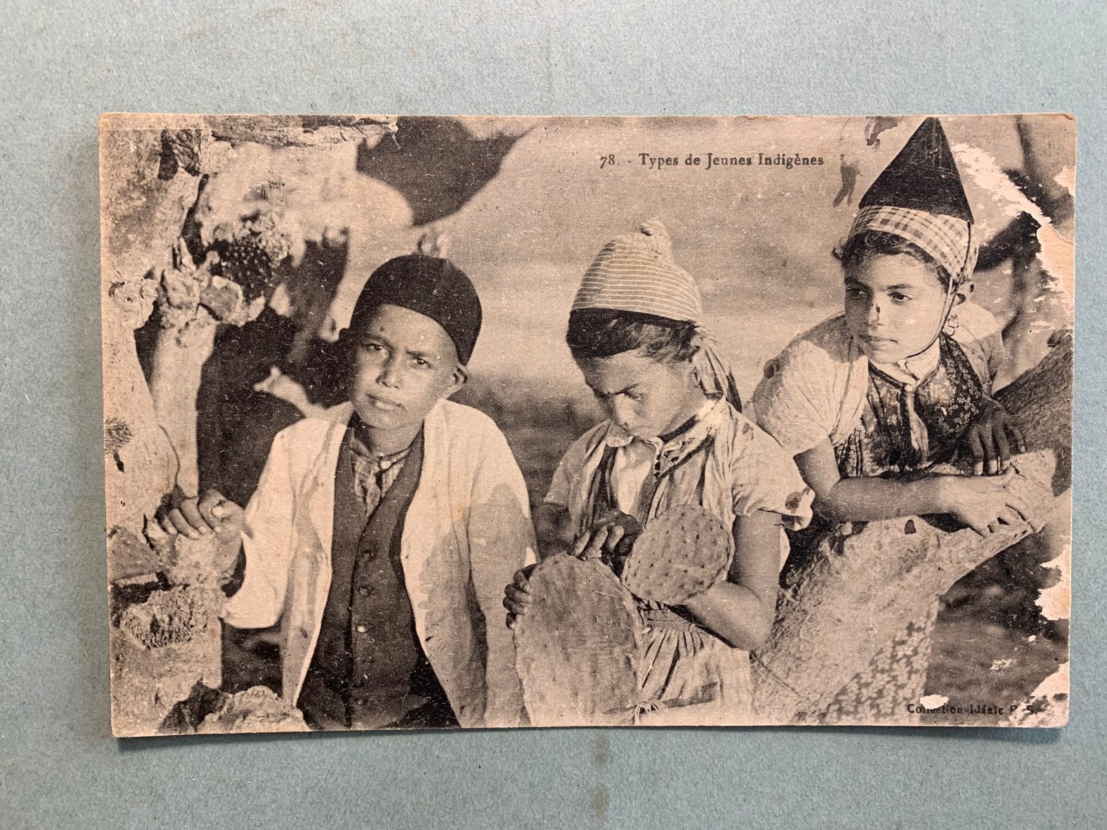 Oujda 26-8-1920 Types de Jeunes Indigènes - van een militair, Ophalen of Verzenden, 1920 tot 1940, Gelopen, Klederdracht