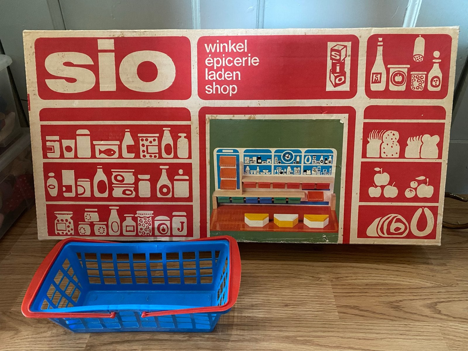 Vintage SIO Winkeltje met boodschappen, Ophalen of Verzenden, Gebruikt, Jongen of Meisje