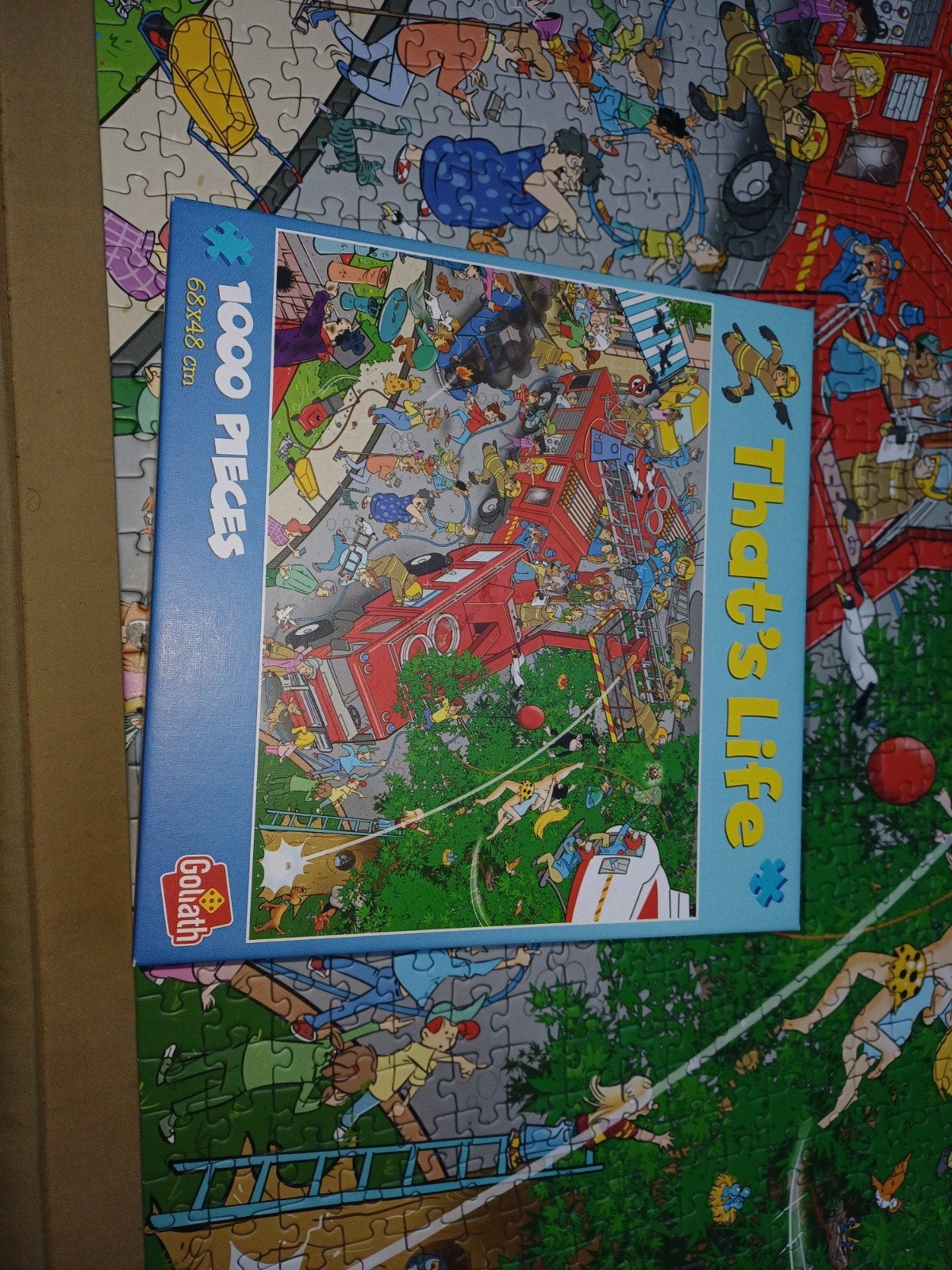 That's Life Puzzel Brandweer - 1000 stukjes Goliath, Ophalen of Verzenden, 500 t/m 1500 stukjes, Zo goed als nieuw