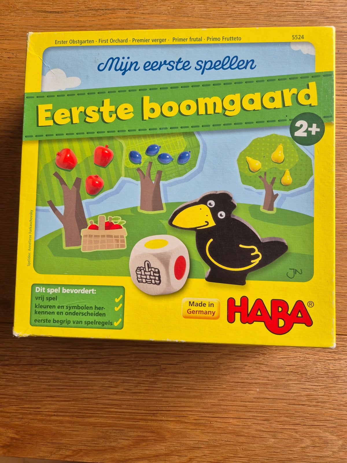 Haba - Eerste boomgaard - leuk spel voor peuters vanaf 2 j., Ophalen, Zo goed als nieuw