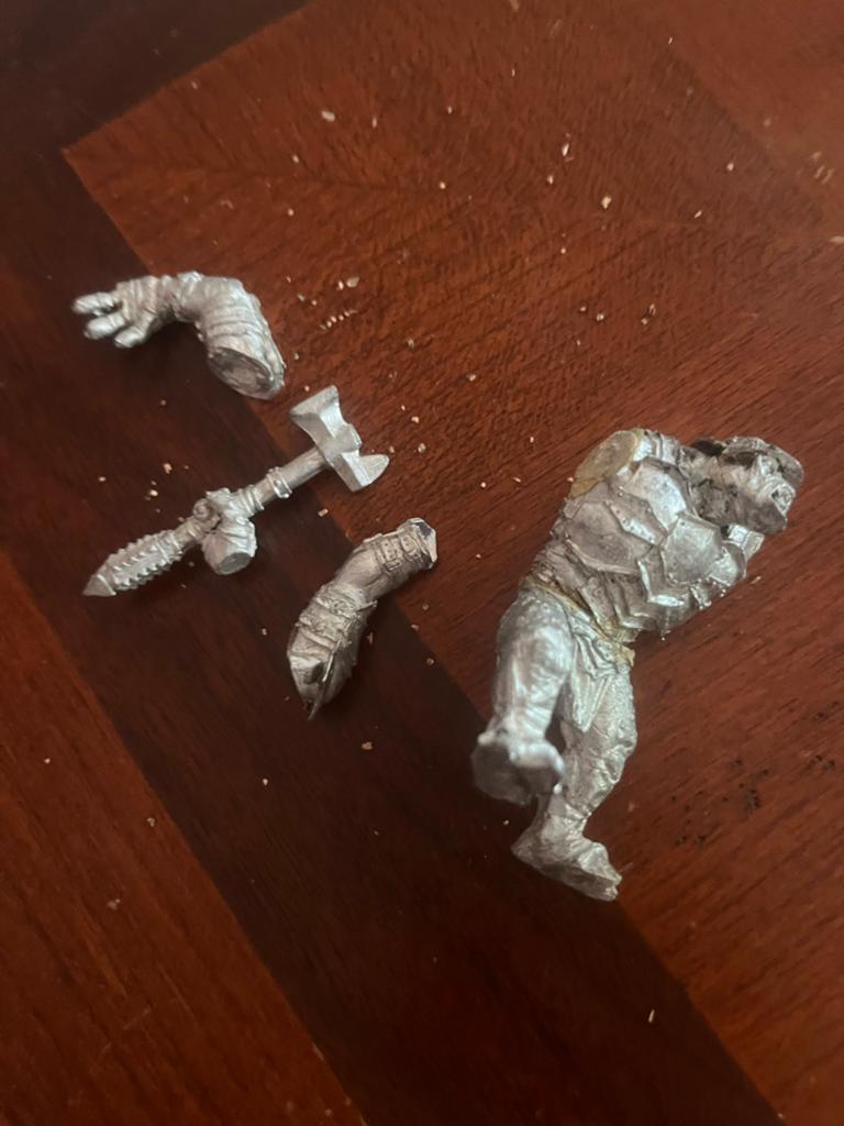 Tin MESBG Mordor Troll - Ongeassembleerd, Verzamelen, Poppetjes en Figuurtjes, Ophalen of Verzenden, Zo goed als nieuw