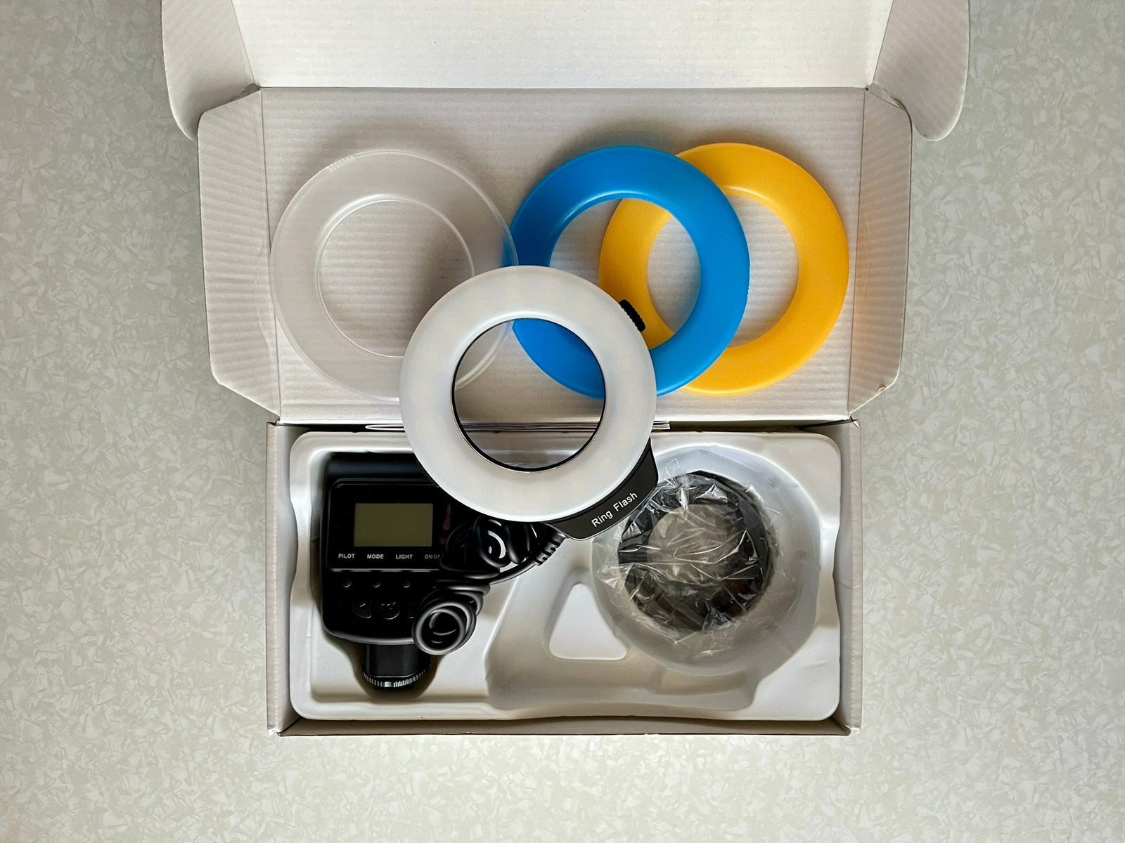 RF-600D Macro LED Ringflitser (Nieuw in doos), Ophalen of Verzenden, Zo goed als nieuw, Overige merken