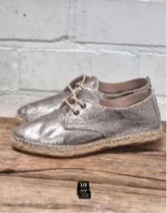 Via vai - Mooie leren espadrilles maat 38 - Nieuw - VIAVAI, Kleding | Dames, Schoenen, Via Vai, Verzenden, Nieuw, Sneakers of Gympen