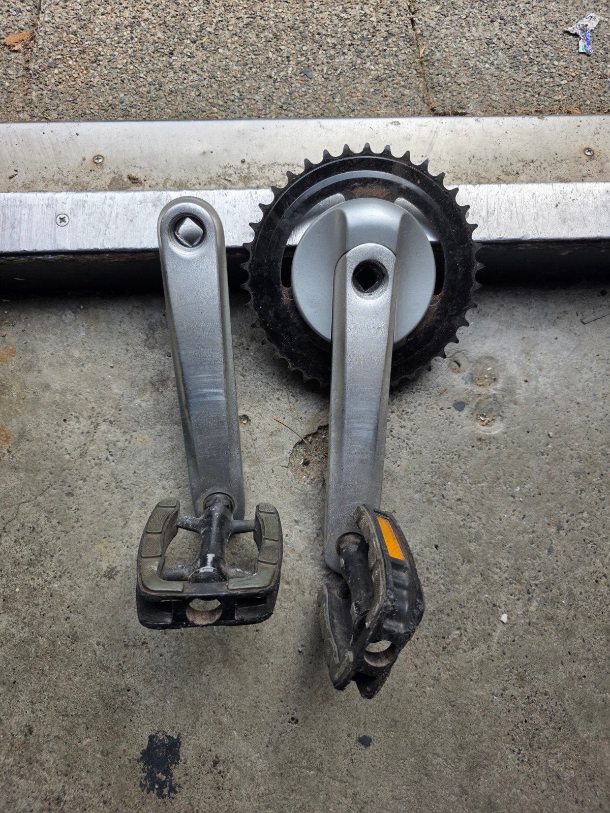Fiets crankset 38T, Crankstel of Pedalen, Sparta, Gebruikt, Elektrische fiets