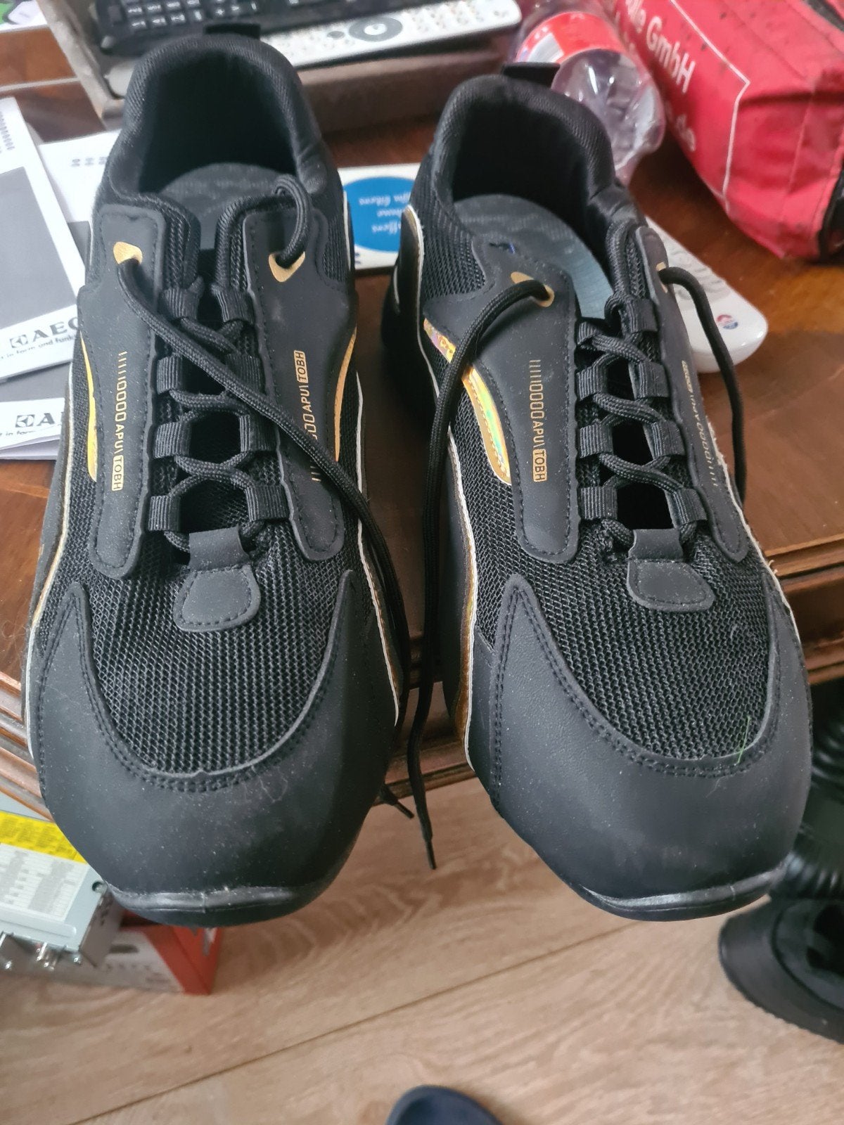 Zwarte heren sneakers maat 46, Onbekend, Zwart, Ophalen of Verzenden, Sneakers of Gympen