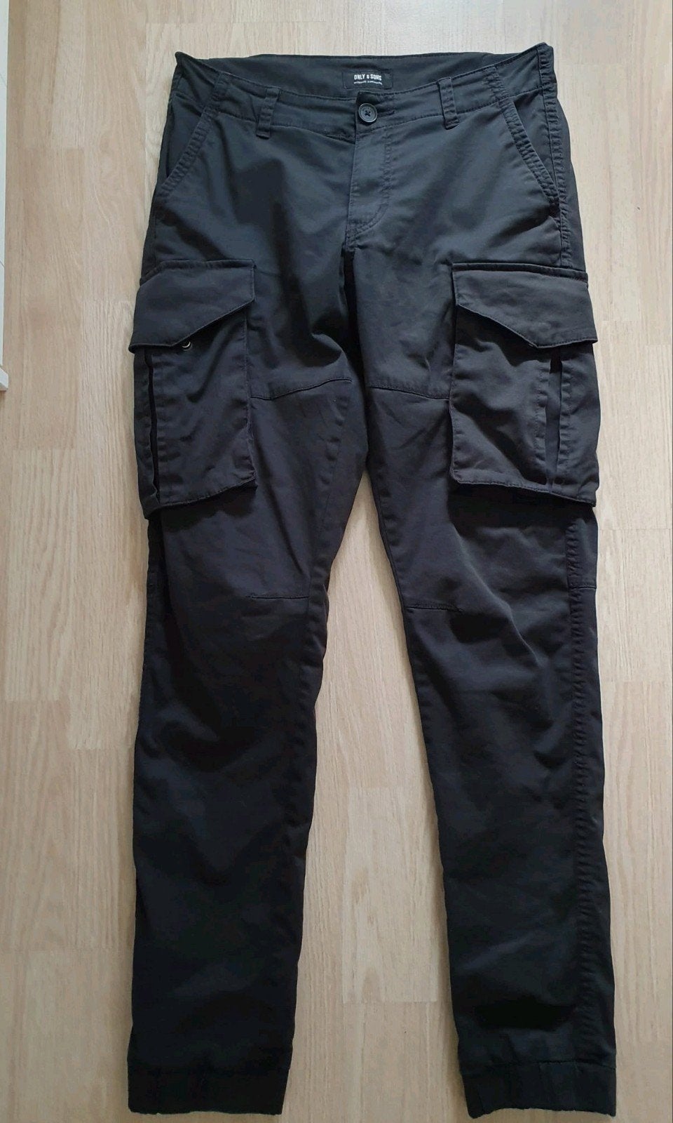 Cargo pantalon Only & Sons, Verzenden, Zwart, Zo goed als nieuw, Maat 46 (S) of kleiner