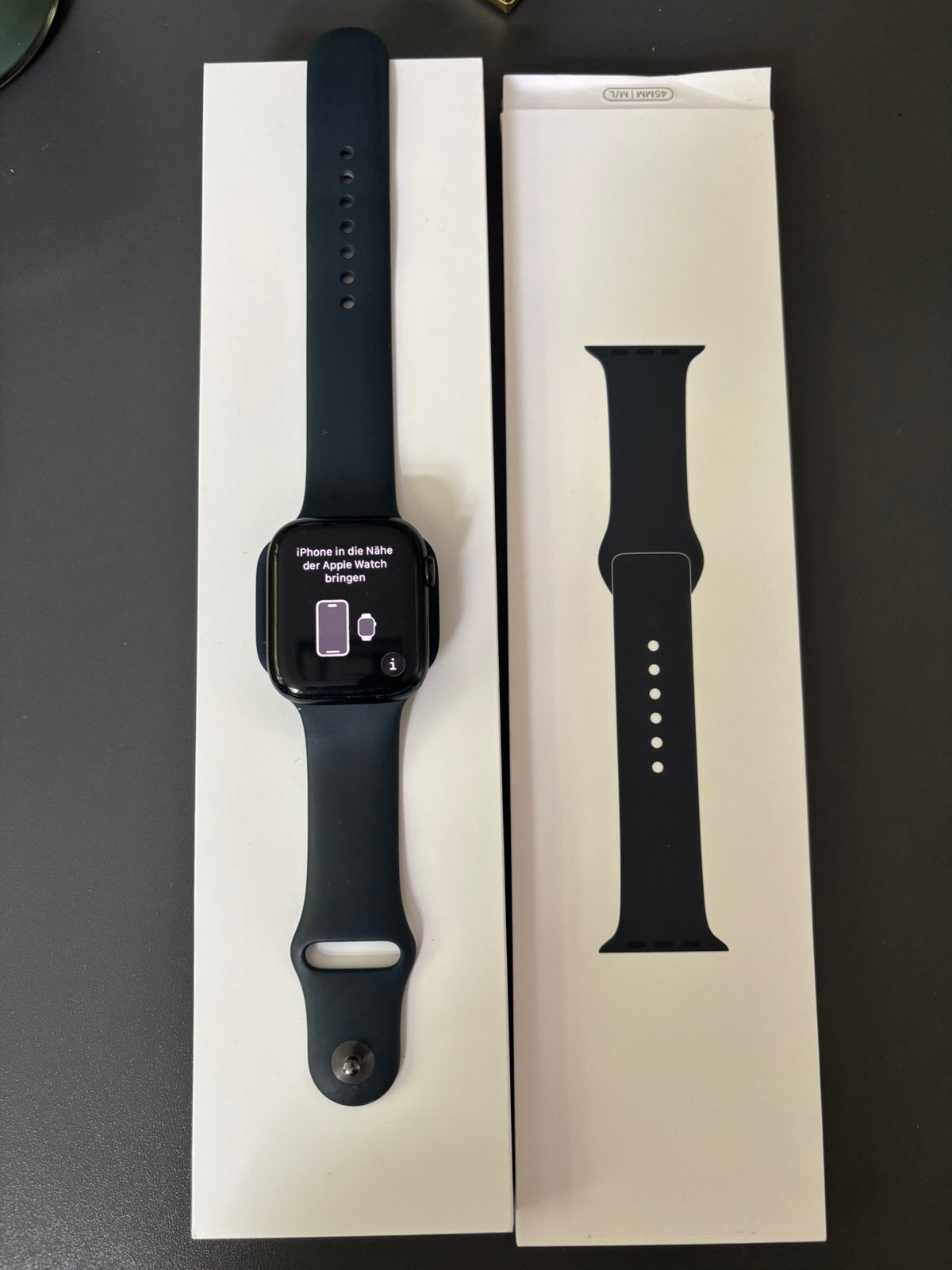 Apple watch serie 8, Ophalen of Verzenden, Zo goed als nieuw, Zwart, IOS