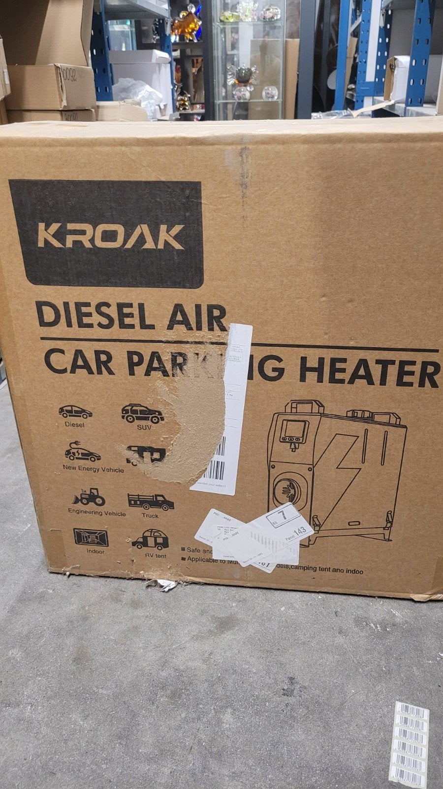 KROAK Diesel Lucht Standkachel L1-S met Bluetooth, Ophalen, Nieuw, Universele onderdelen