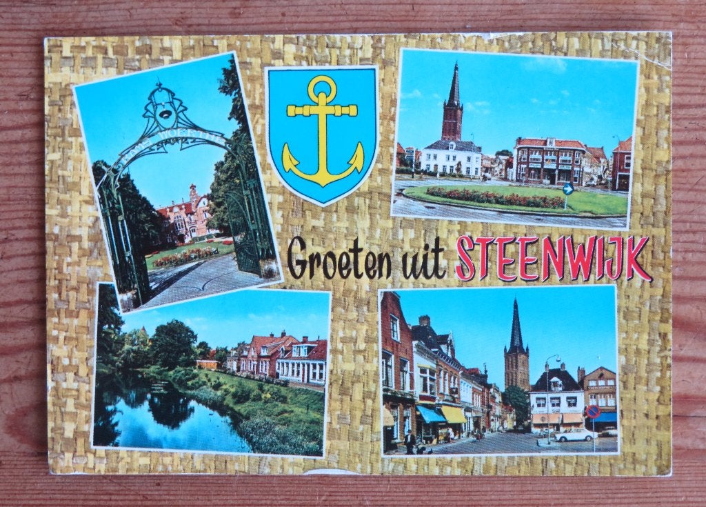 Steenwijk Vierluik met 2x Kerktoren ( tevens Watertoren ), Ophalen of Verzenden, Voor 1920, Noord-Brabant
