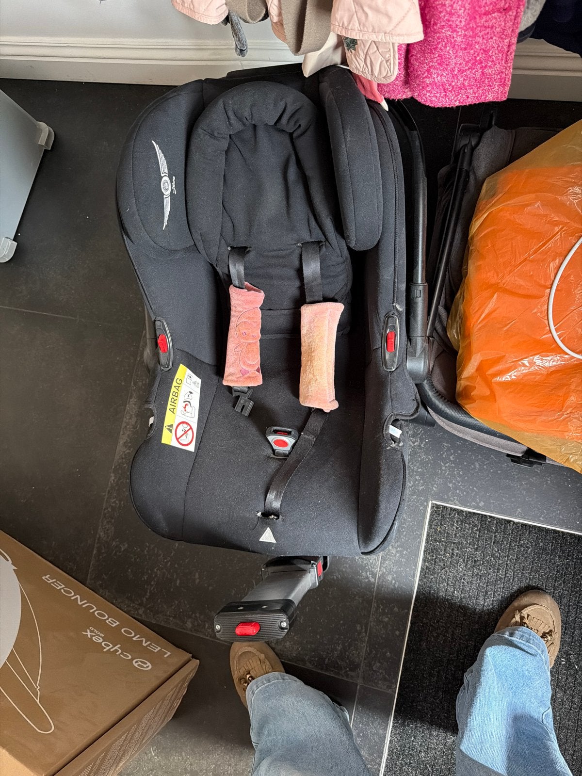 Maxi-Cosi Sleeworld autostoel met Isofix, Ophalen, Gebruikt, Slaapstand, Isofix