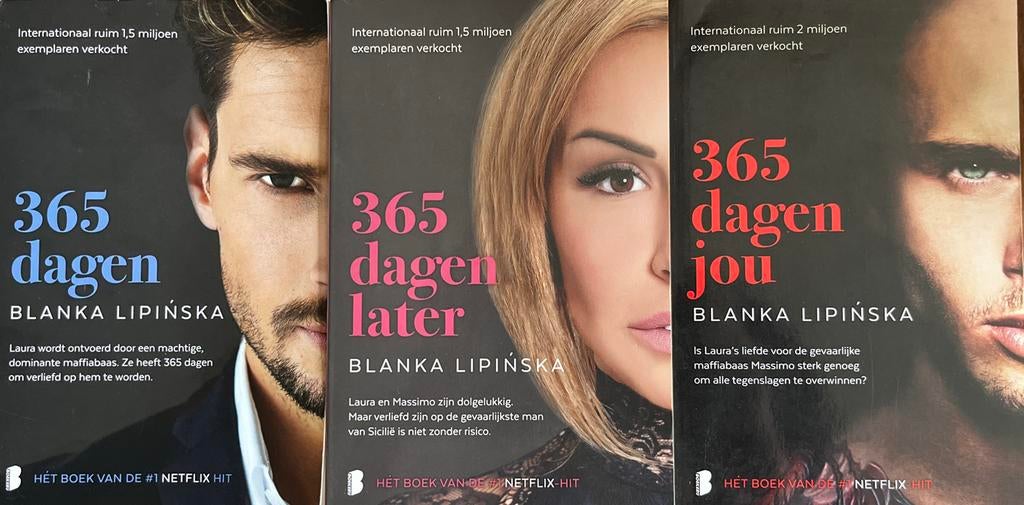365 Dagen Trilogie - Blanka Lipińska (3 boeken), Ophalen of Verzenden, Zo goed als nieuw, Europa overig
