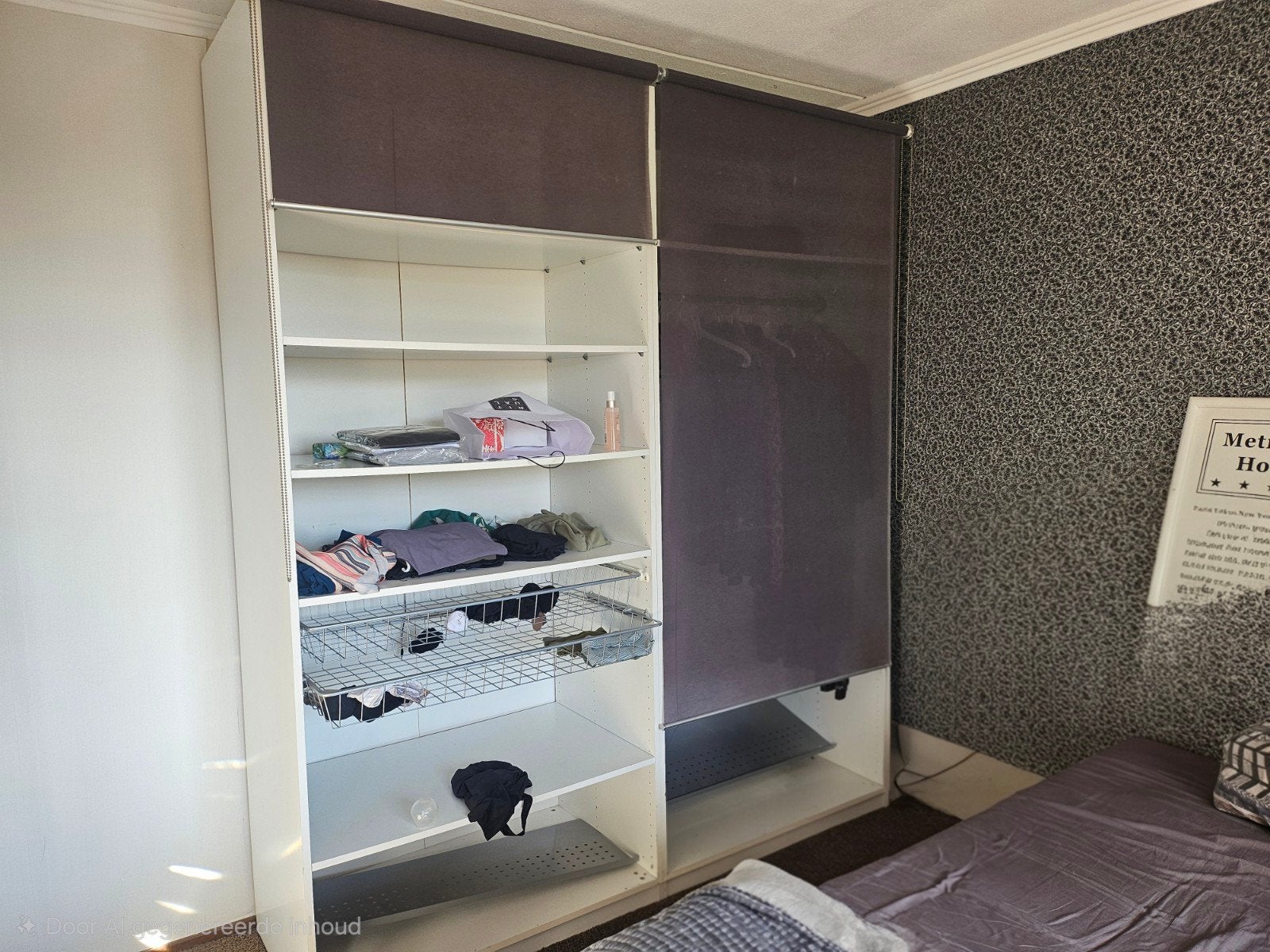 Wegens verhuizing: 3 IKEA PAX kledingkast met rolgordijn, Ophalen, Overige materialen, Gebruikt, 200 cm of meer