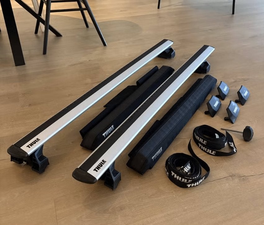 Thule dakdrager complete set incl. extra's, Ophalen, Zo goed als nieuw