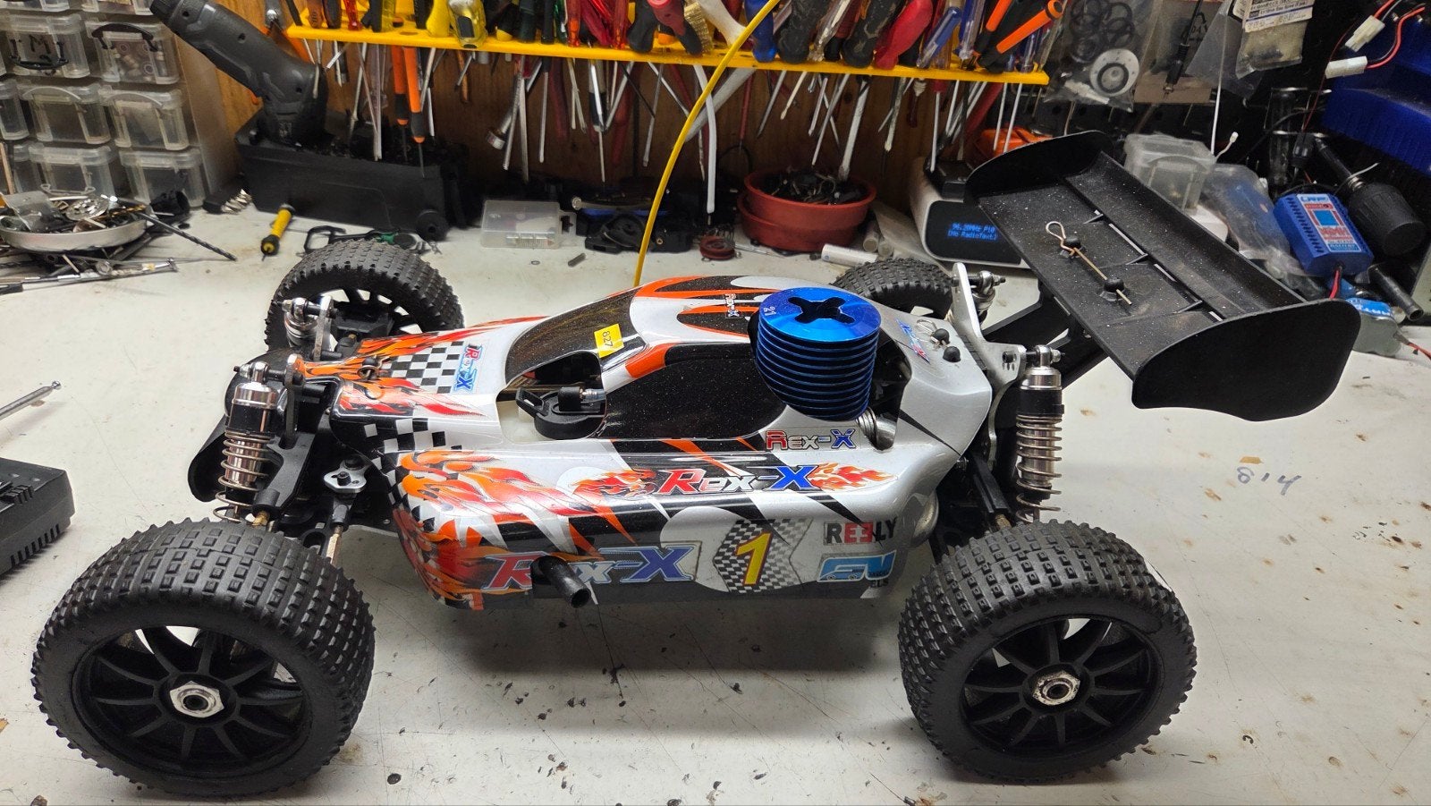 Te koop mooie reely rex, Gebruikt, Auto offroad, Ophalen of Verzenden, Schaal 1:8