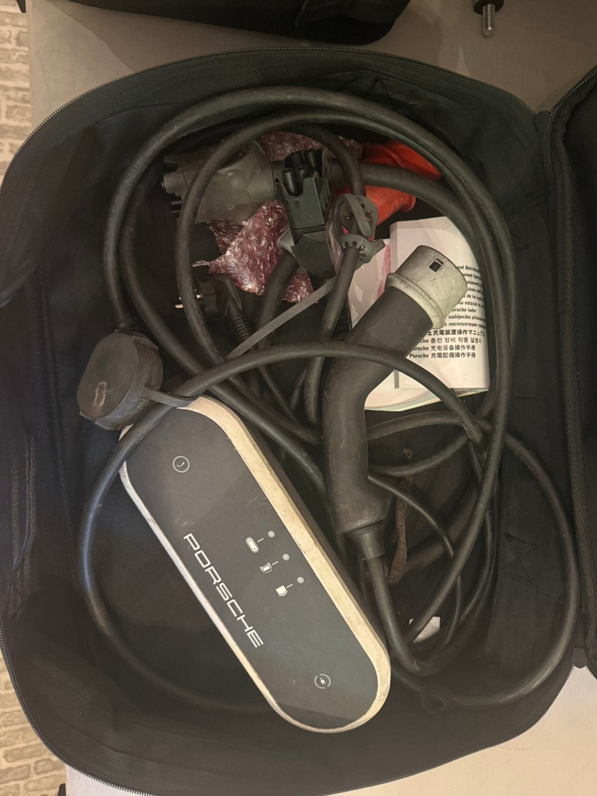 Porsche mobiele oplader thuiskabel, Auto diversen, Laadpalen, Ophalen, Zo goed als nieuw, Laadkabel