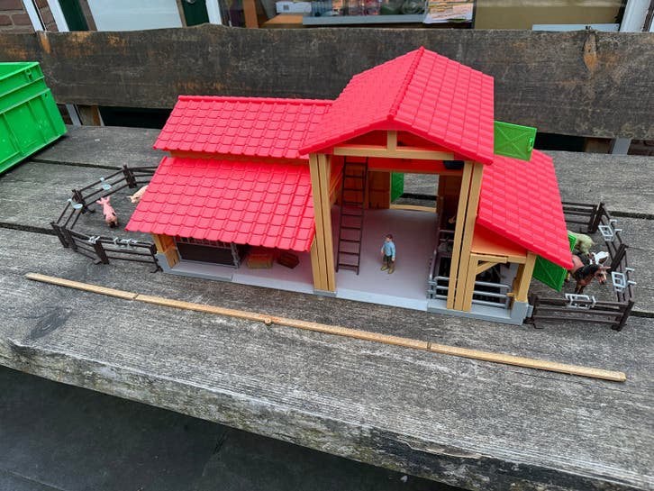 Grote boerderij met dieren en accessoires, Ophalen of Verzenden, Zo goed als nieuw, Jongen of Meisje