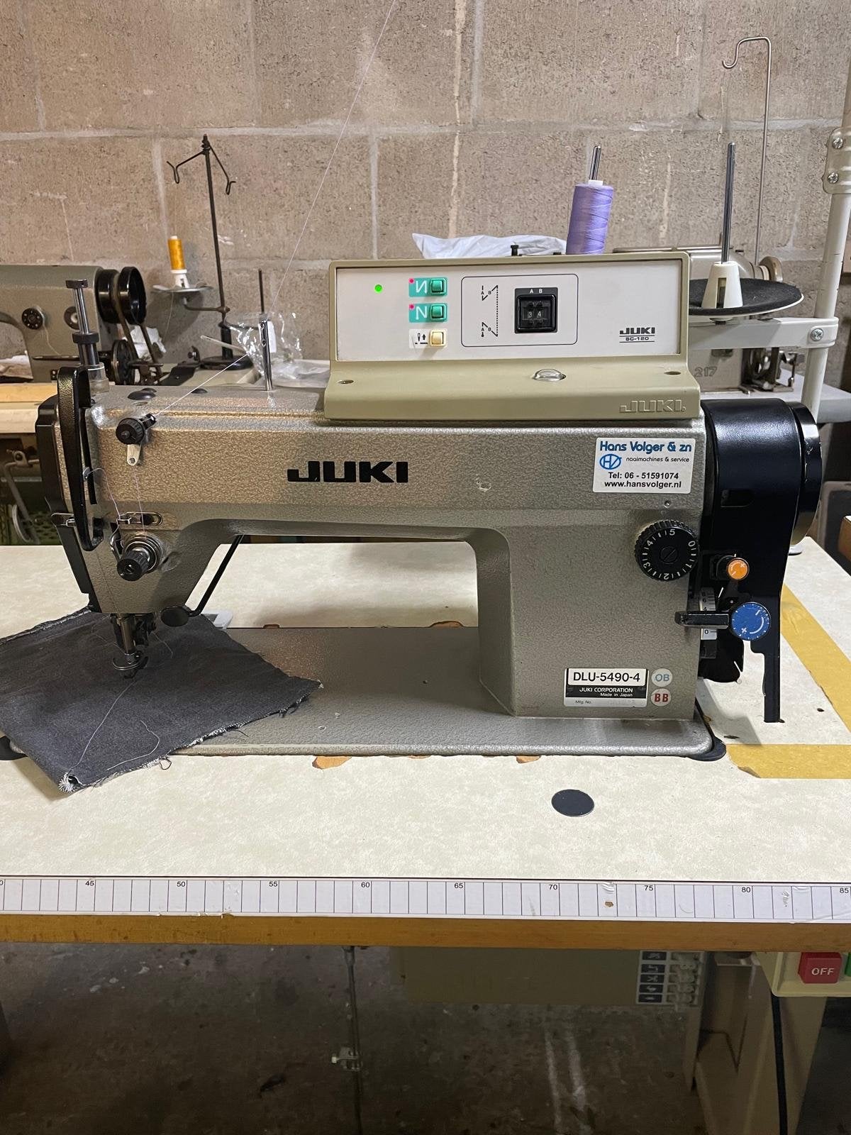 Juki DLU-5490-4 Industriële Naaimachine, Overige merken, Gebruikt, Ophalen of Verzenden, Naaimachine