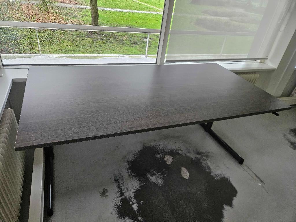 XXL Bureau – 200x100 cm – Hoogte verstelbaar, Ophalen, In hoogte verstelbaar, Zo goed als nieuw
