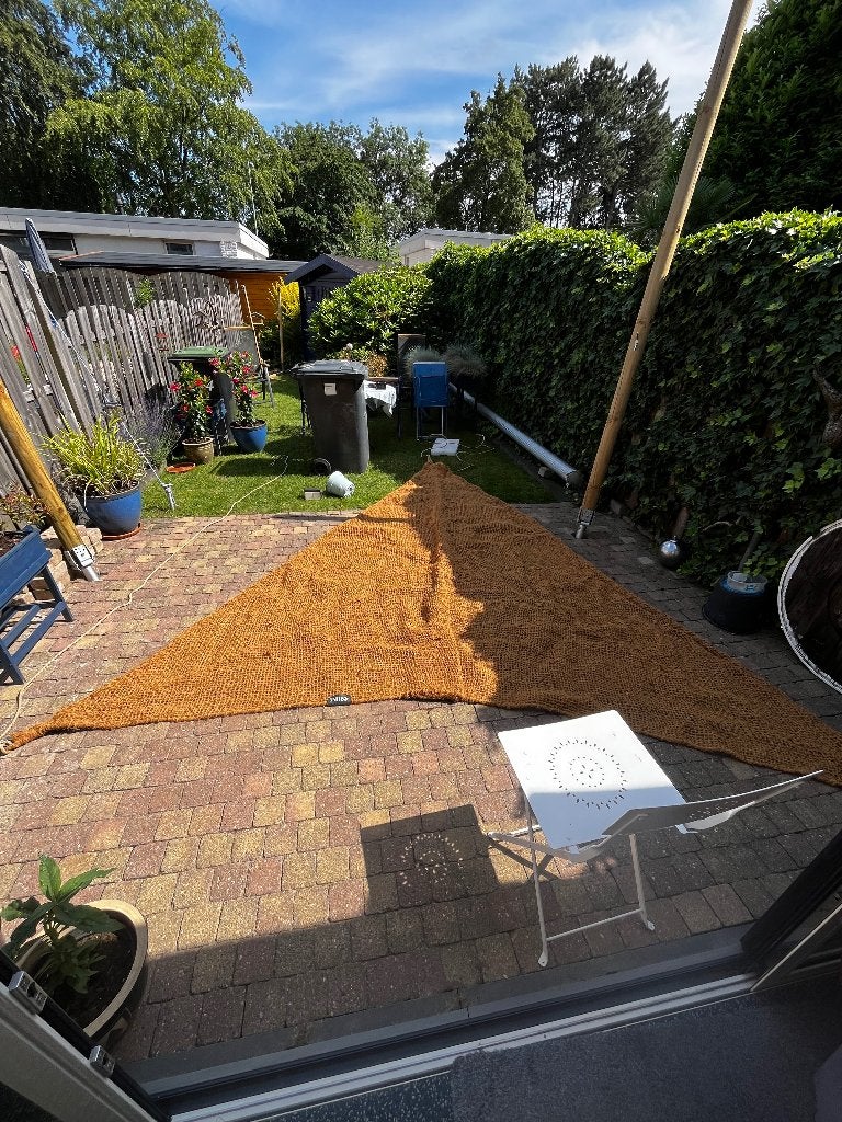 4Shine Kokos Schaduwdoek, Tuin en Terras, Schaduwdoeken, Ophalen, Nieuw