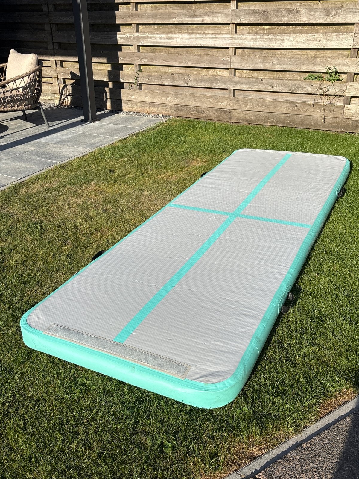 Airtrack Nordic Airtrack 3 meter - Zo goed als nieuw, Ophalen, Kindermaat 122 t/m 140, Zo goed als nieuw, Meerkleurig