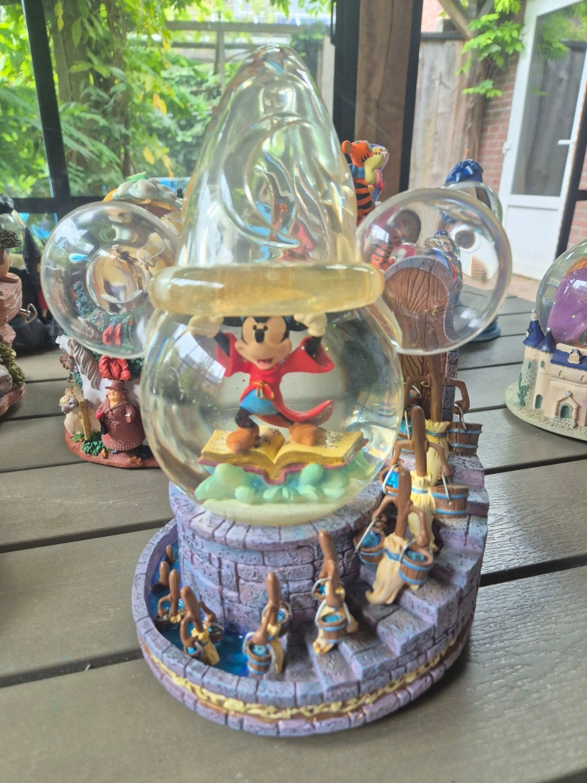 Prachtige Mickey Fantasia Snowglobe disney, Verzamelen, Disney, Ophalen, Zo goed als nieuw, Overige typen