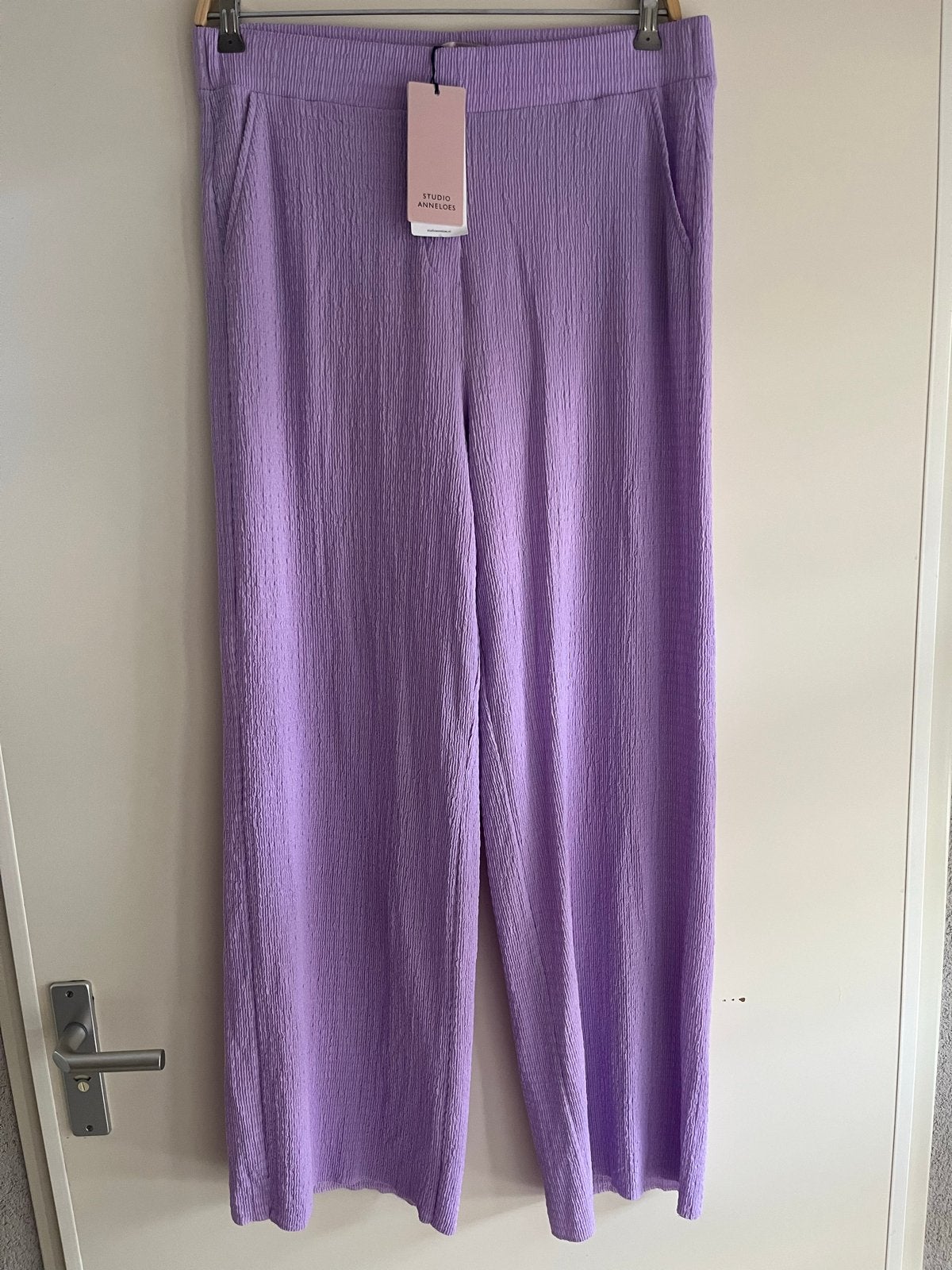Studio Anneloes Mix Artikel Trousers - Nieuw met kaartje, Kleding | Dames, Paars, Maat 46/48 (XL) of groter, Nieuw, Ophalen of Verzenden