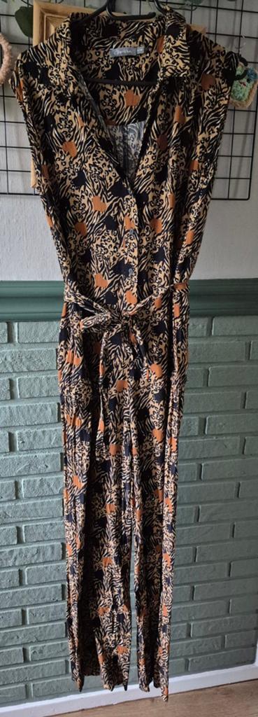 Geisha Jumpsuit Maat M met Dierenprint en Hartjes, Maat 38/40 (M), Ophalen of Verzenden, Zo goed als nieuw, Geisha