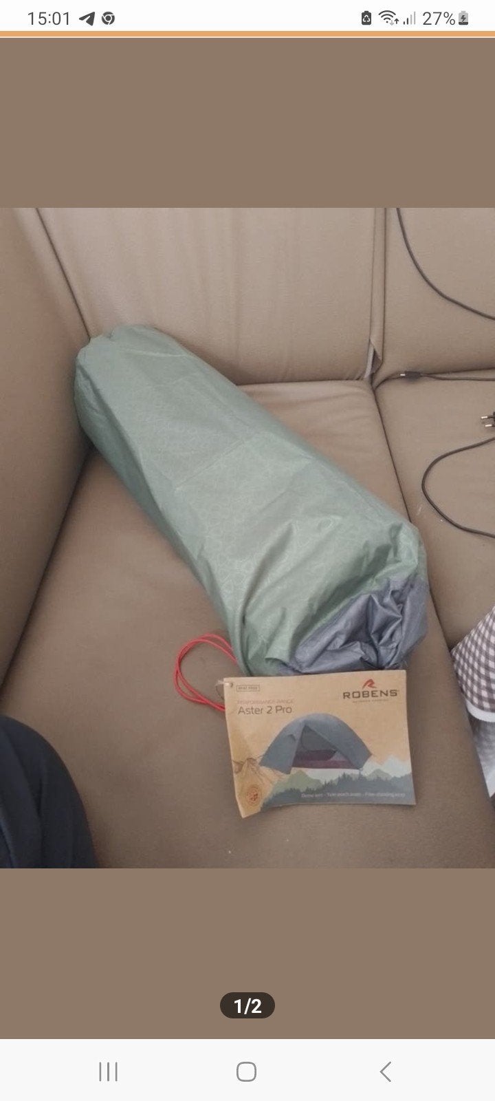 NIEUWE  ! Robens Aster 2 Pro Tent - Lichtgewicht 2-persoons, Ophalen of Verzenden, Zo goed als nieuw, Tot en met 2