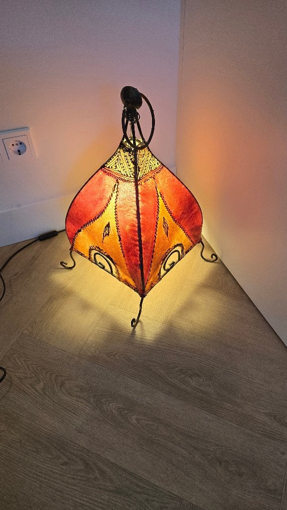 Henna lamp, Ophalen of Verzenden, Gebruikt, E27 (groot), Minder dan 100 cm