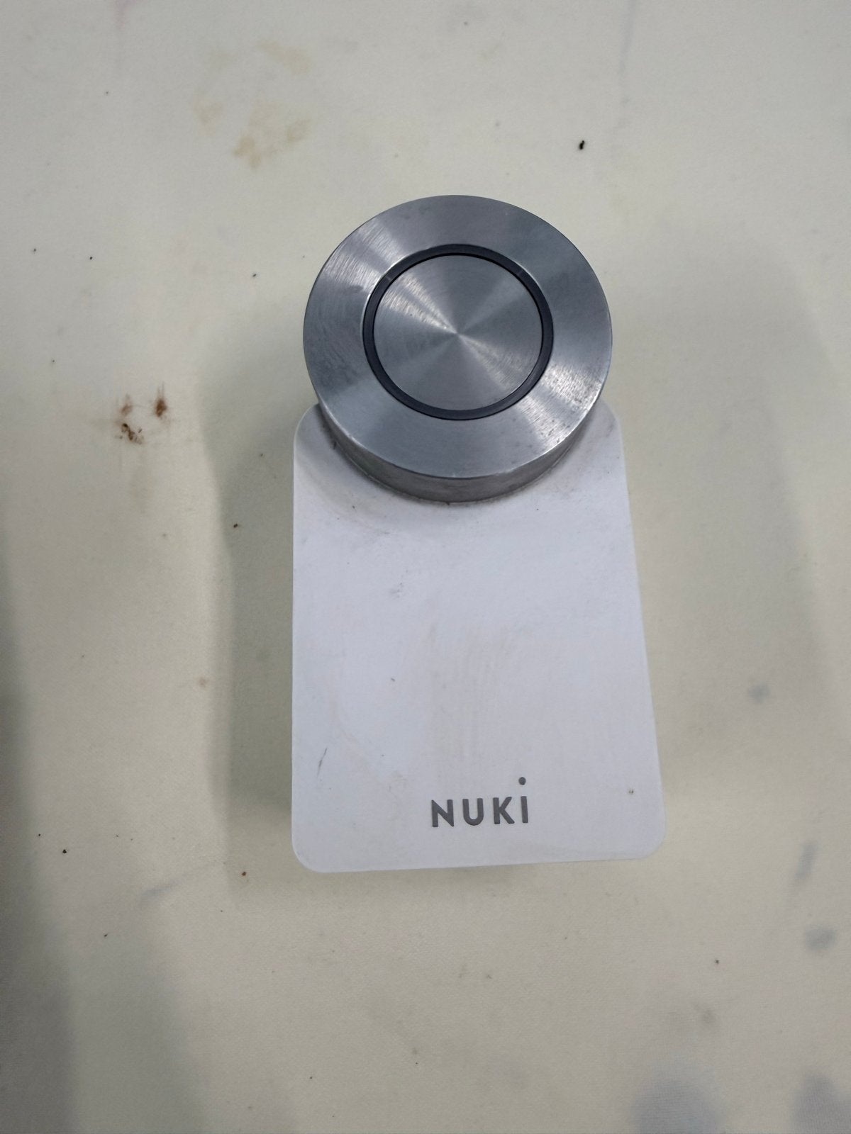 Nuki Smart Lock - Goed werkend, Ophalen of Verzenden, Gebruikt, Rvs, Slot