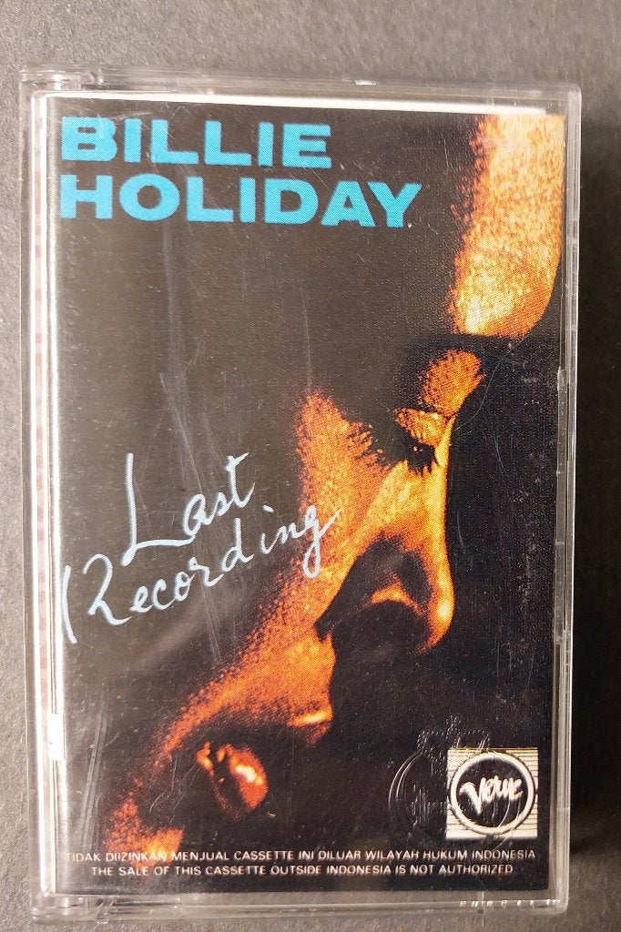 Billie Holiday CASSETTE Last Recording Indonesie Zeldzaam, Gebruikt, Verzenden, 1 bandje, Billie Holiday