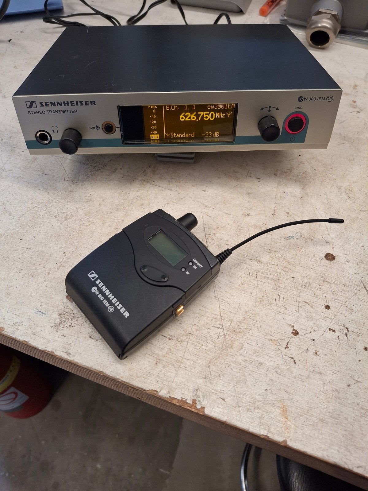 Sennheiser EW 300 IEM G3 Draadloos In-Ear Monitor Systeem, Ophalen of Verzenden, Gebruikt, Overige typen, Draadloos