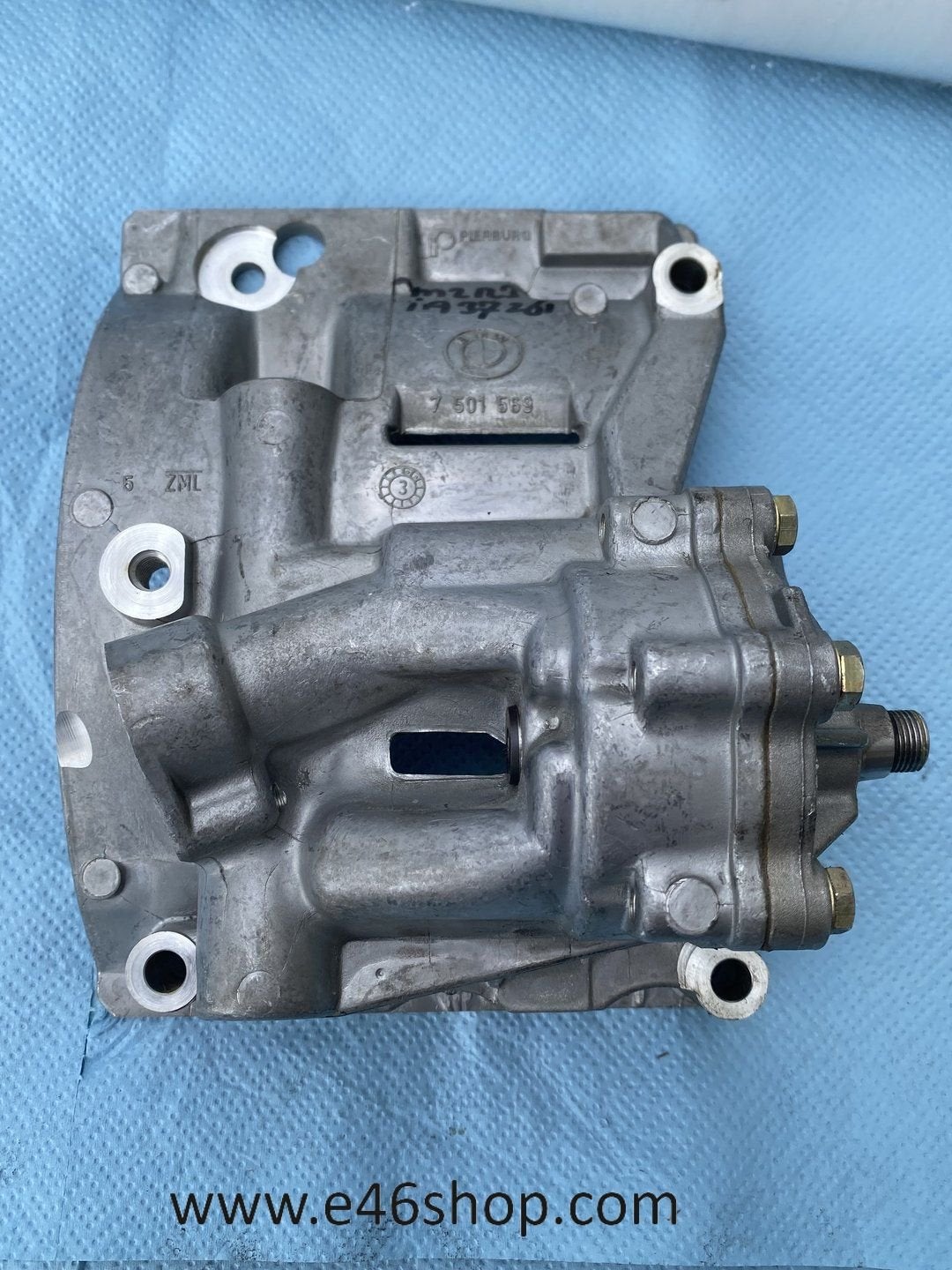 BMW E46 E39 E60 Z4 X3 X5  M54 OLIEPOMP OE 7501569 ZGAN, Gebruikt, -, -, Ophalen of Verzenden
