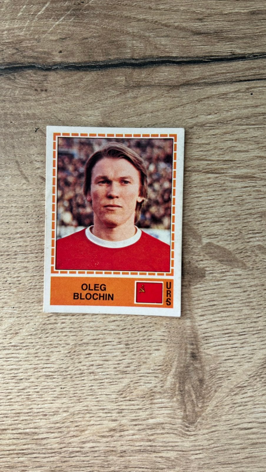 Panini Europa 80 plaatje Oleg Blochin EK 80, Verzenden, Zo goed als nieuw, Plaatje