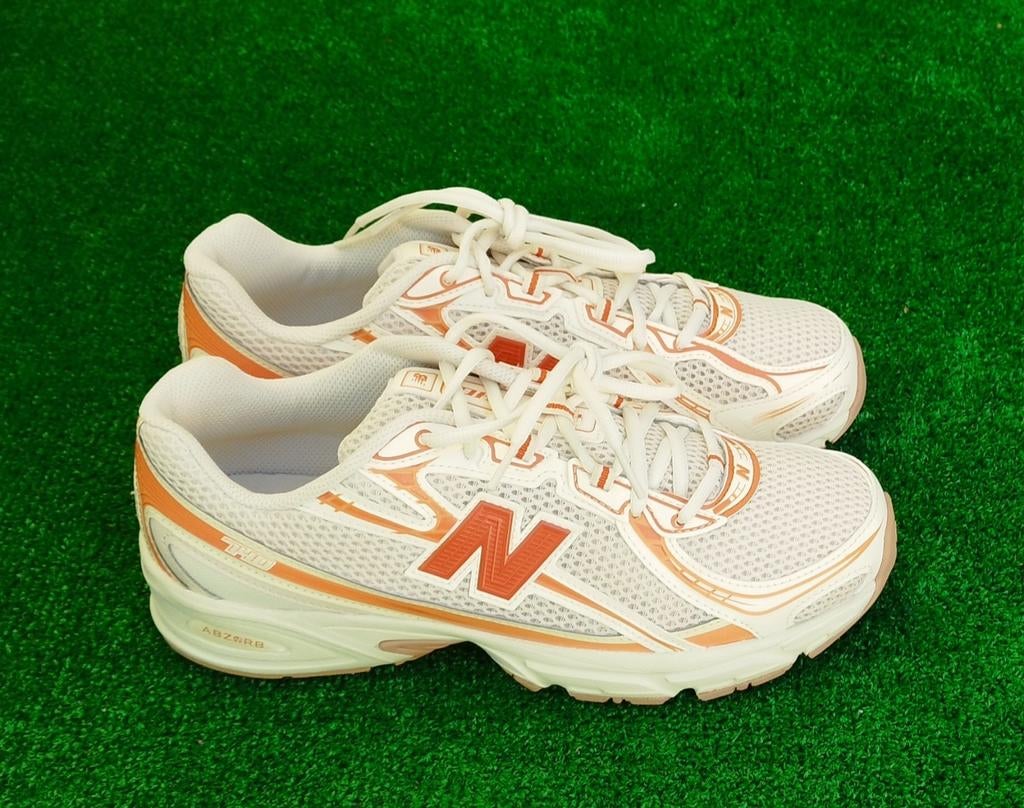 New Balance 740 hardloopschoenen - Wit/Oranje, New balance, New Balance, Nieuw, Ophalen of Verzenden