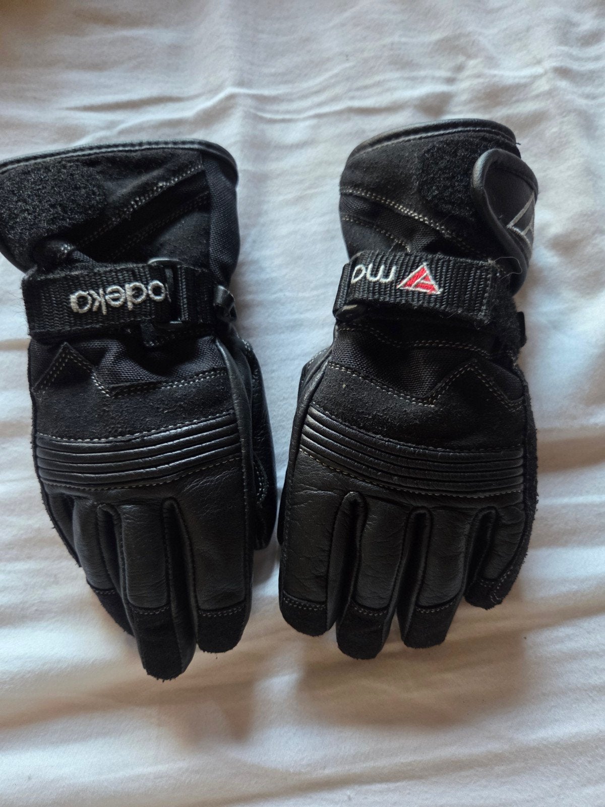 Motorhandschoenen voor kinderen - Zwart (Maat m), Motoren, Kinderen, Ophalen of Verzenden, Modeka, Handschoenen